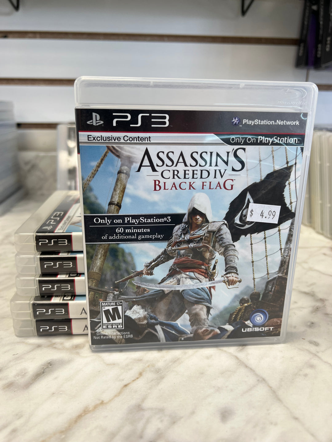 Assassin's Creed IV Black Flag for Sony Playstation 3 PS3 in case. Tested and Working.     DO61224