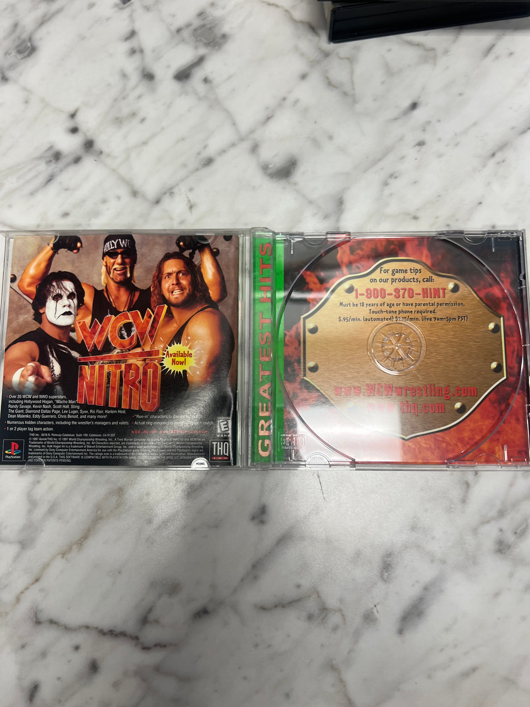 WCW vs the World for Playstation PS1 Case and manual ONLY CO92524