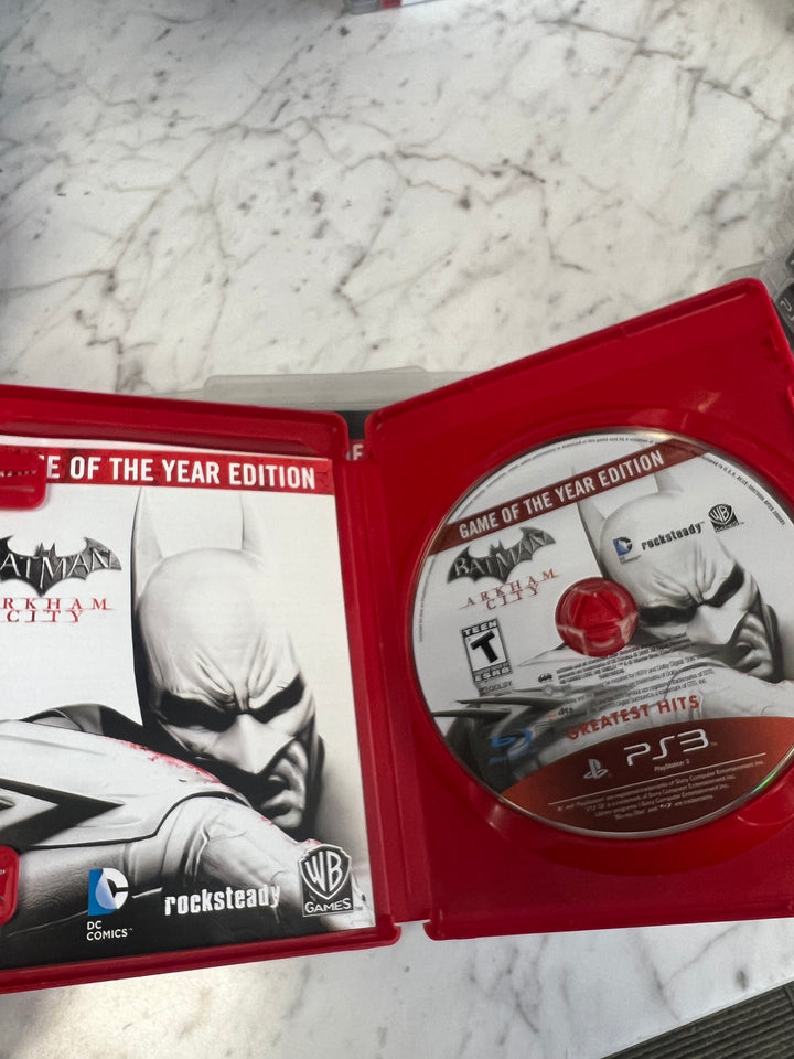 Batman Arkham City Game of the Year Edition for Sony Playstation 3 PS3 in case. Tested and Working.     DO61224