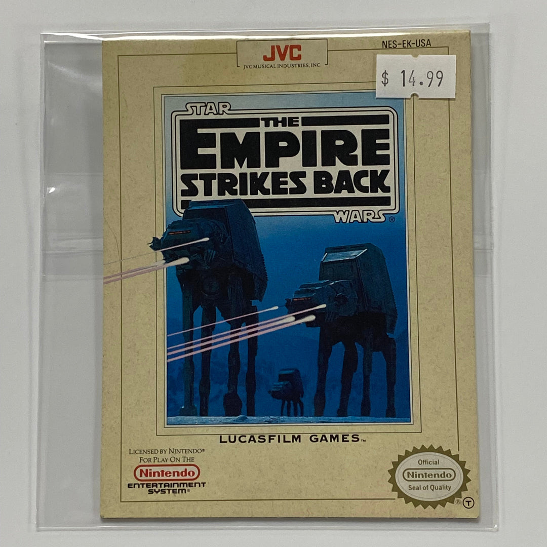 Star Wars The Empire Strikes Back NES-EK-USA NES MANUAL ONLY MO7226