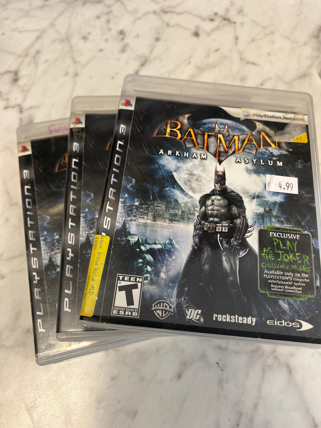 Batman Arkham Asylum for Sony Playstation 3 PS3 in case. Tested and Working.     UD92824