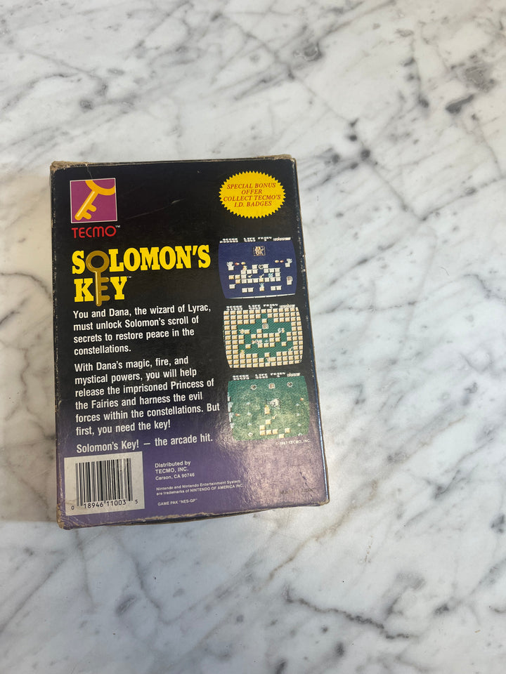 Solomon's Key for NES Nintendo Entertainment System Box only  DO71424