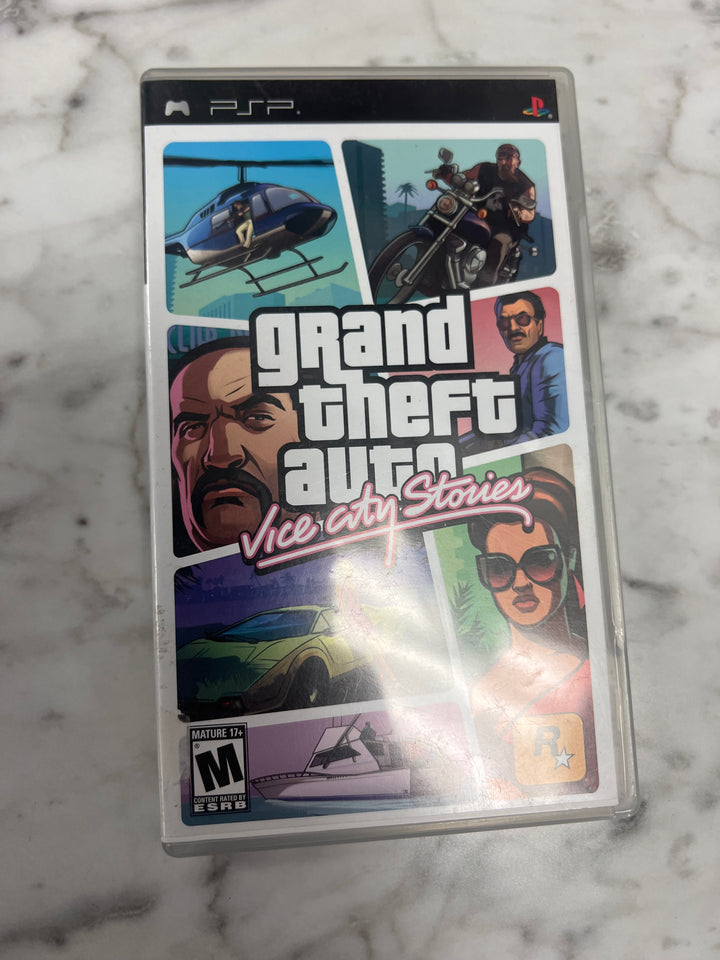 Grand Theft Auto Vice City Stories for Sony PSP Case and manual ONLY CO92524