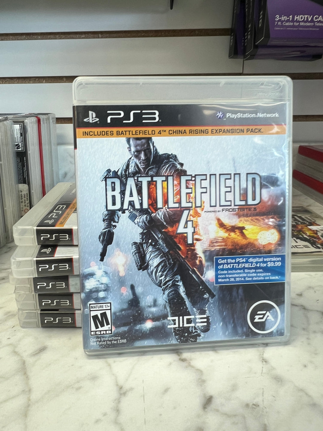 Battlefield 4 for Sony Playstation 3 PS3 in case. Tested and Working.     DO61224
