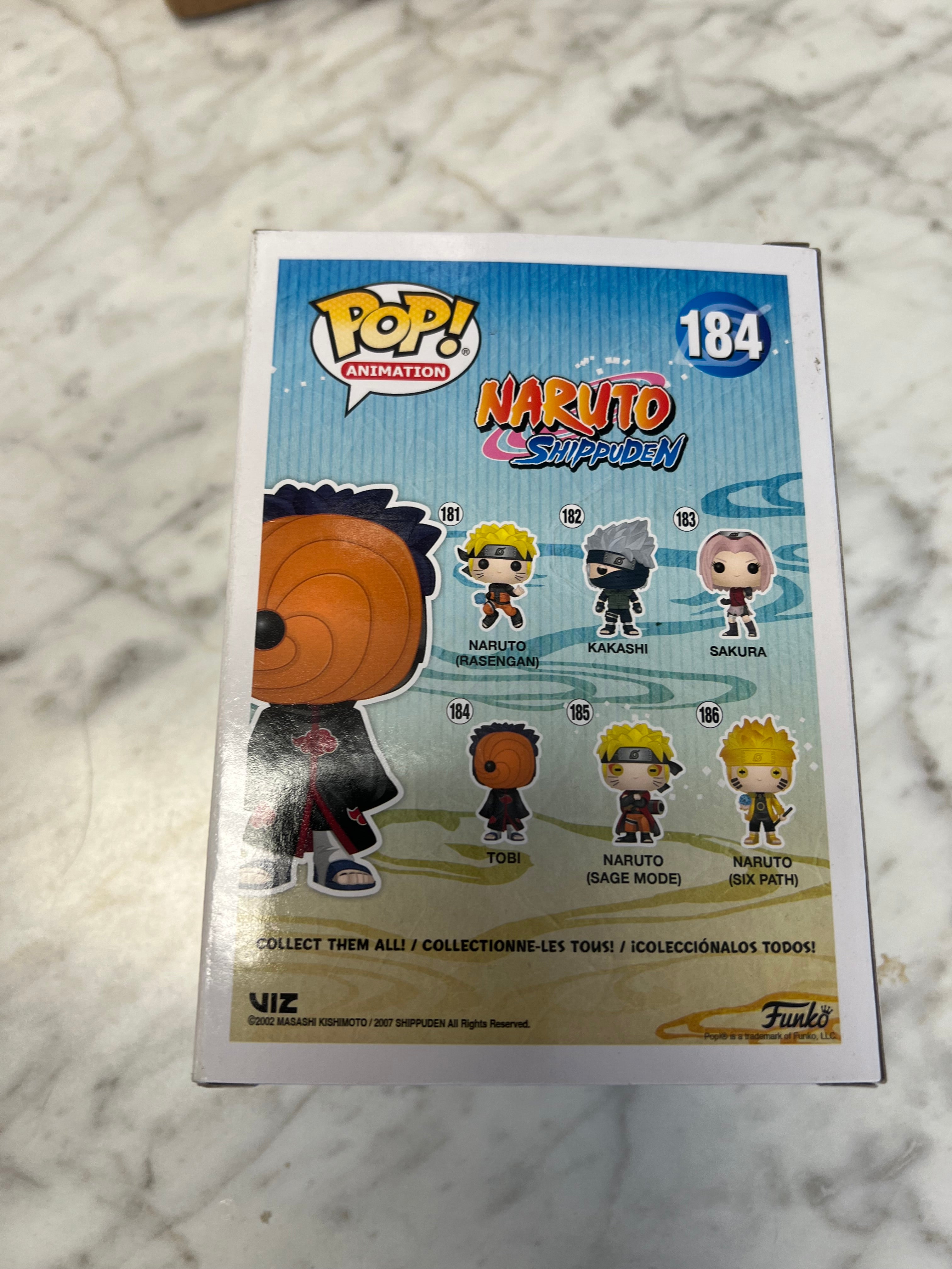Funko Pop! Tobi #184 Naruto Shippuden FP1231 – Core Gaming