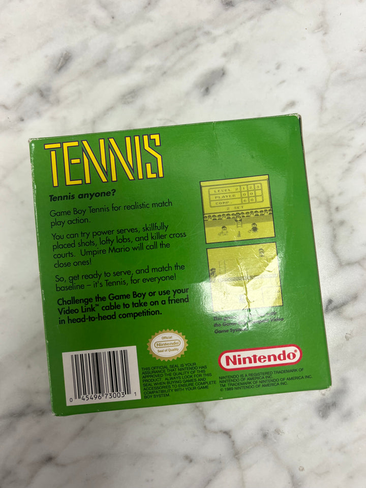 Tennis for Game Boy Box only CO92624