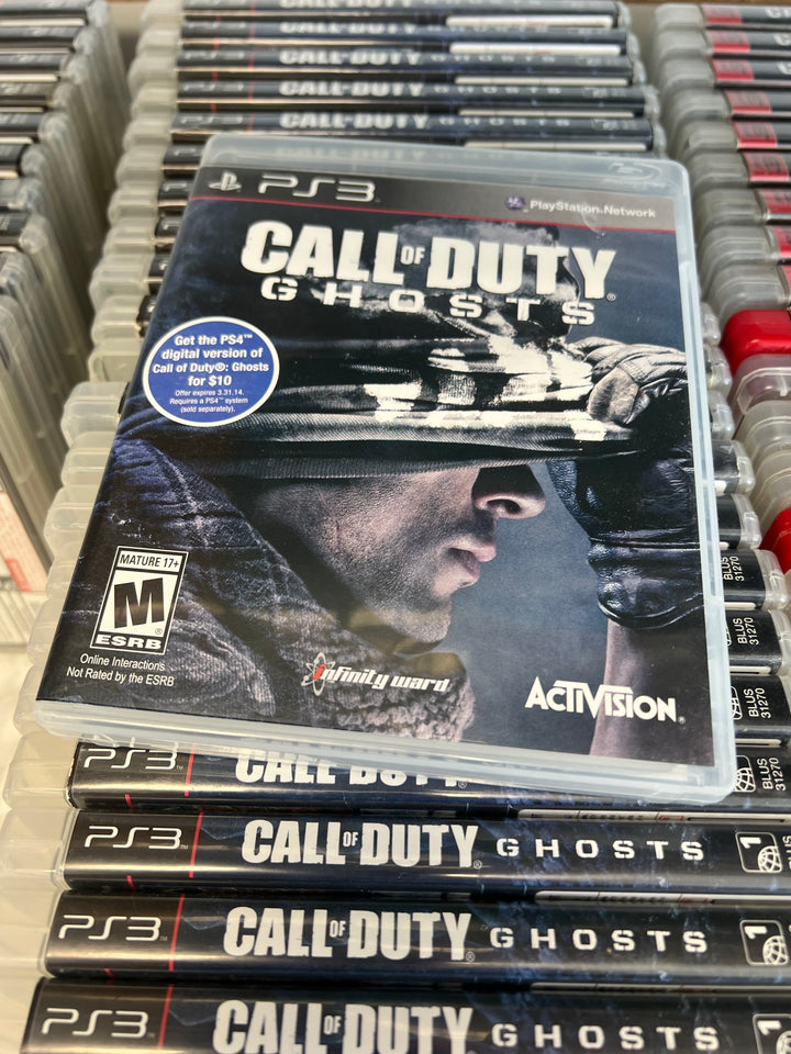 Call of Duty Ghosts for Sony Playstation 3 PS3 in case. Tested and Working.     DO61224