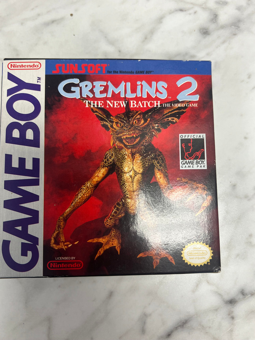 Gremlins 2 The New Batch for Game Boy Box only CO92624