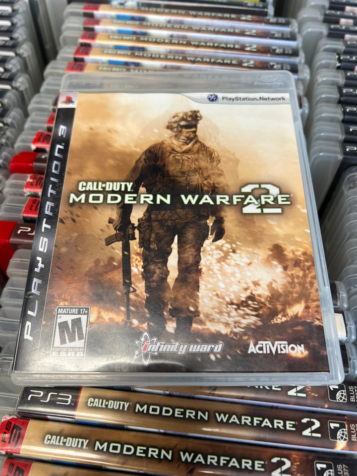 Call of Duty Modern Warfare 2 for Sony Playstation 3 PS3 in case. Tested and Working.     DO61224