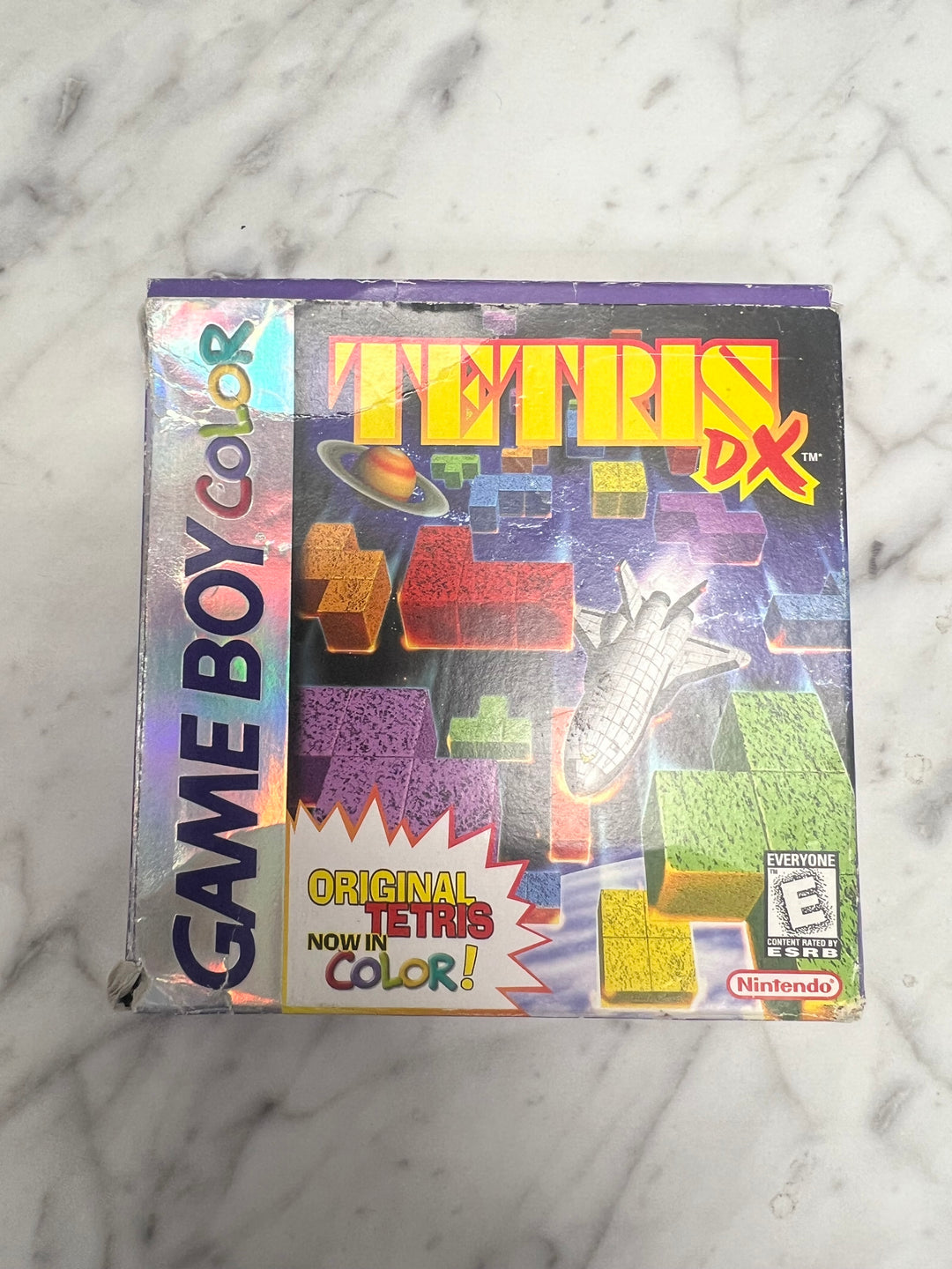 Tetris DX for Game Boy Color Box and white insert only CO92624