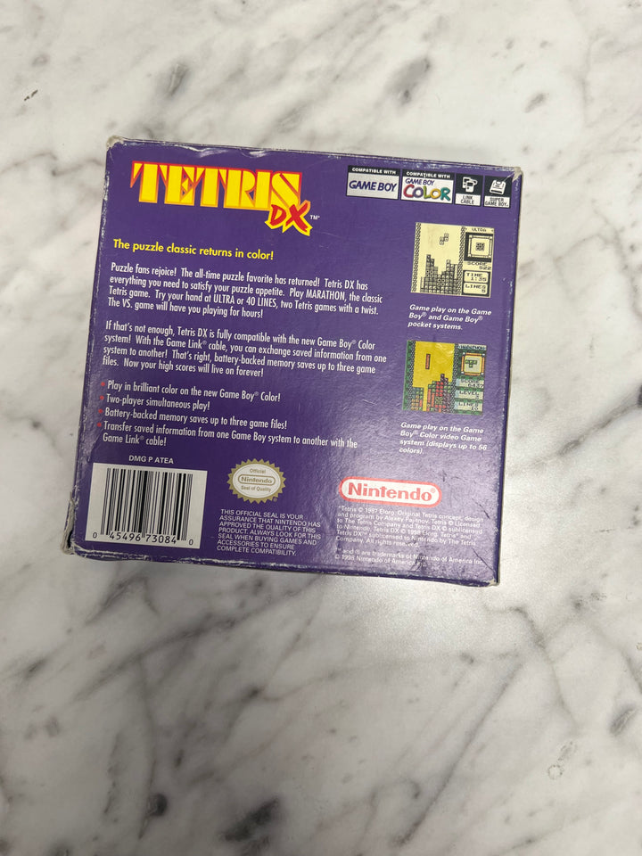 Tetris DX for Game Boy Color Box and white insert only CO92624