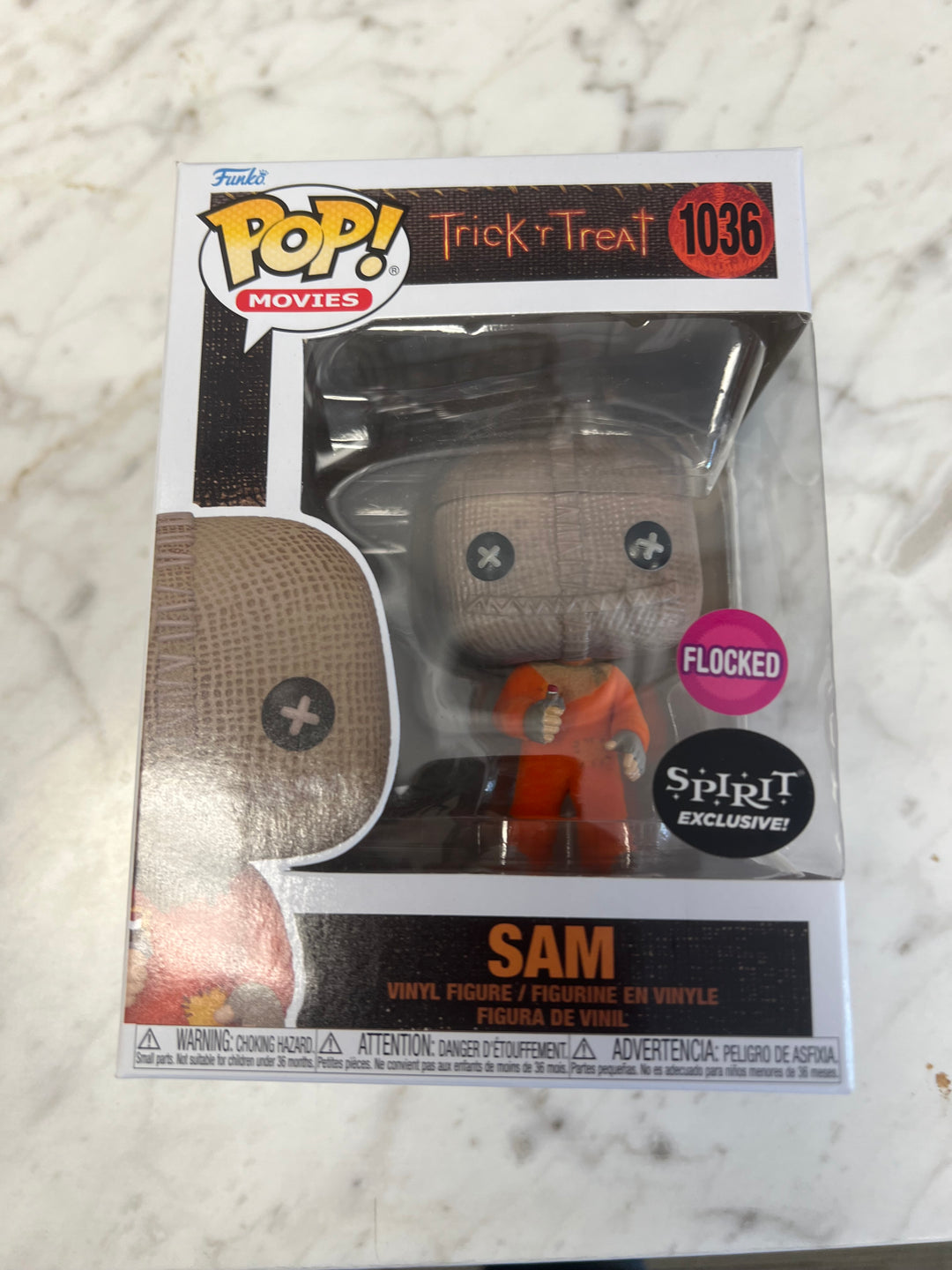Funko Pop! Sam #1036 Trick or Treat (Flocked) Spirit Halloween  FP1231