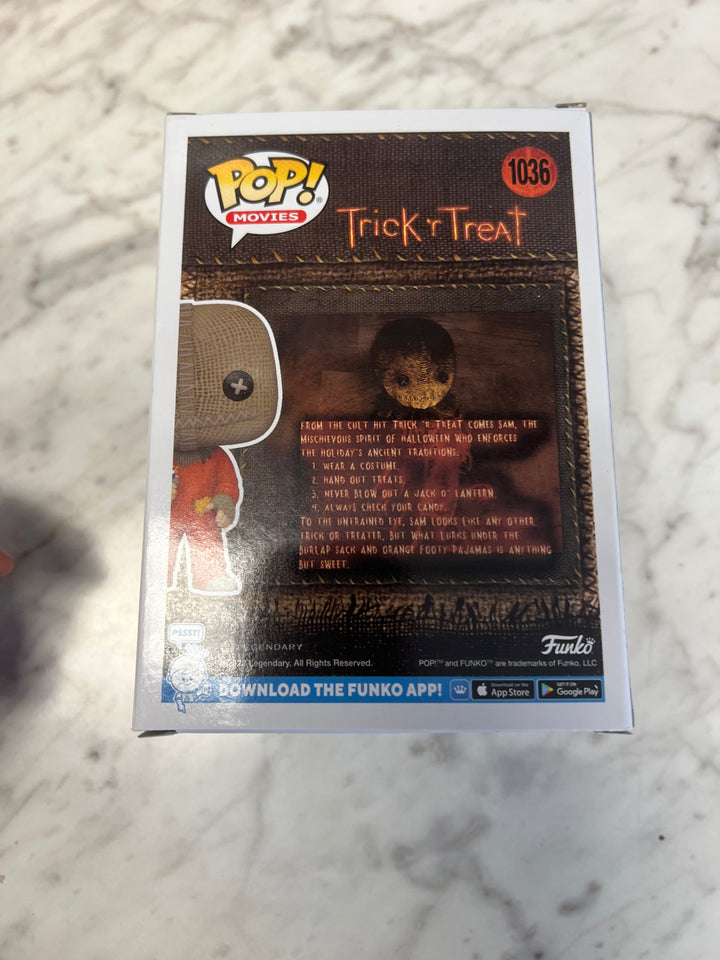 Funko Pop! Sam #1036 Trick or Treat (Flocked) Spirit Halloween  FP1231