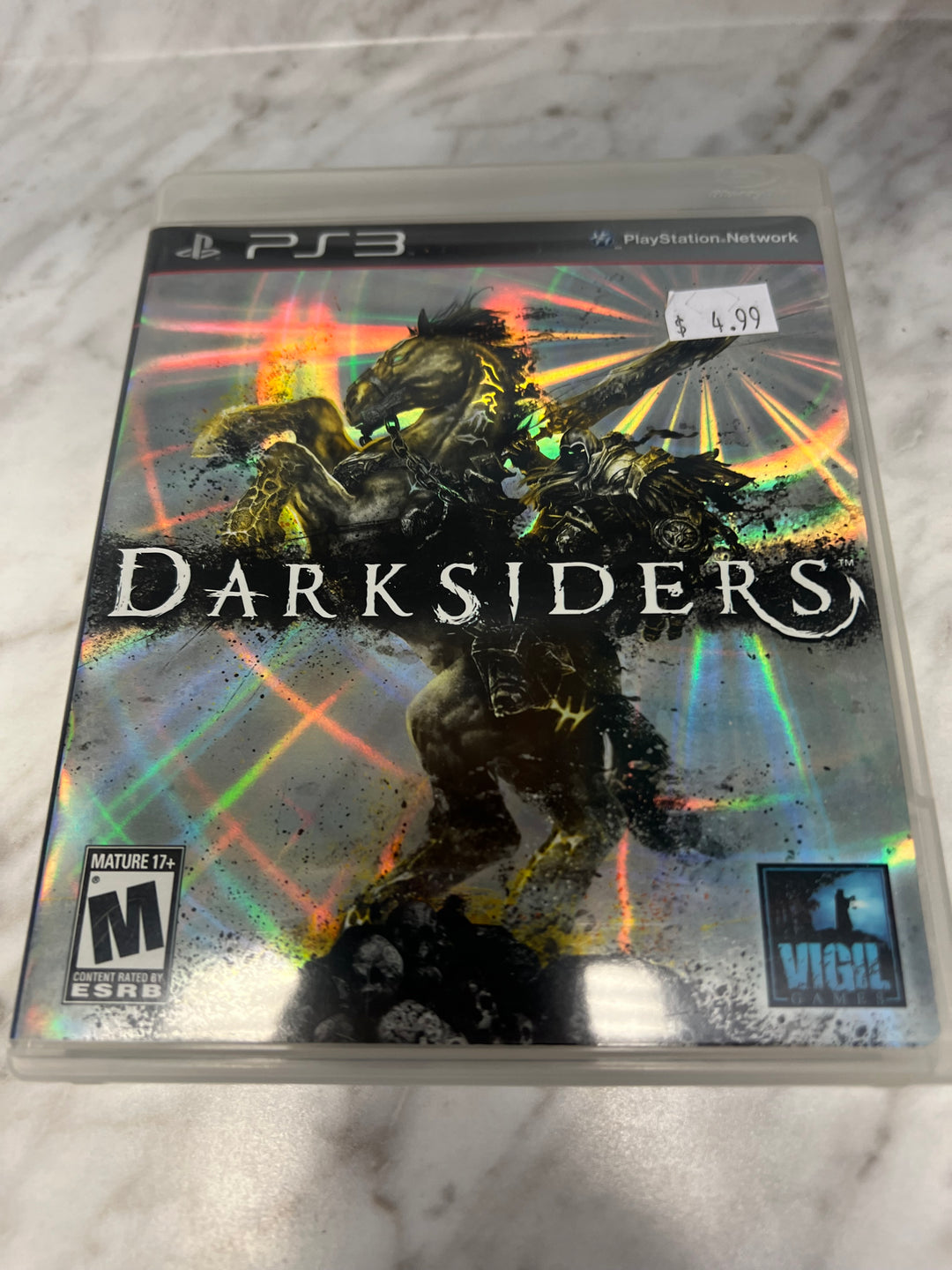 Darksiders for Sony Playstation 3 PS3 in case. Tested and Working.     DO61224