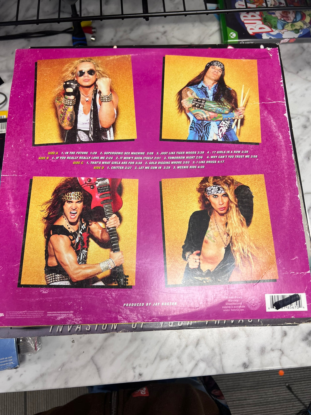 Steel Panther - Balls Out (VG+ Condition) Vinyl Record  VR22026
