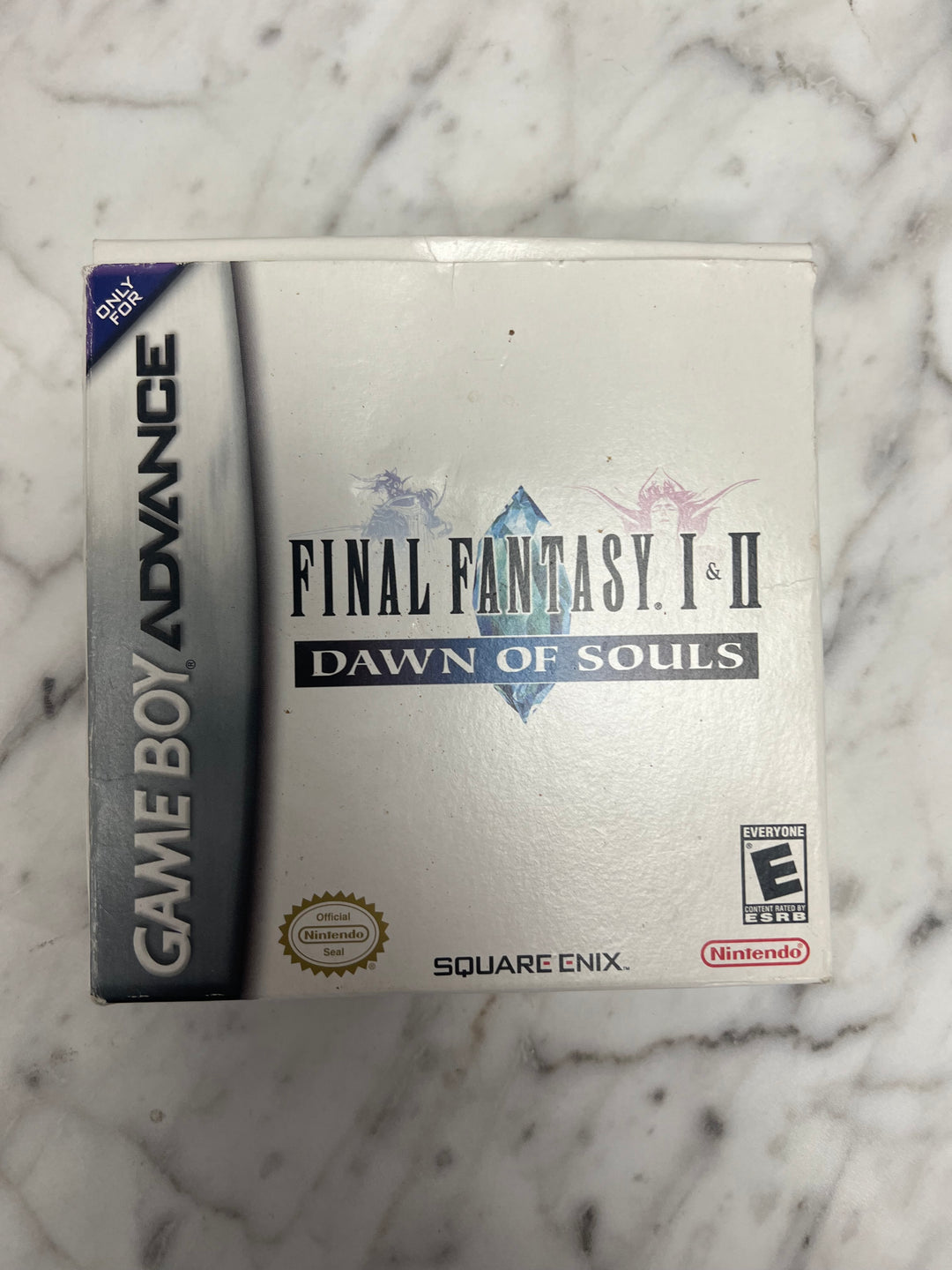 Final Fantasy I + II Dawn of Souls for Game Boy Advance Box and inserts only CO92624