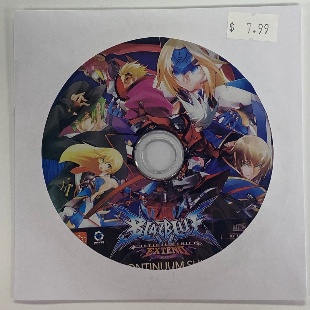 BlazBlue Continuum Shift Extend Limited OST Soundtrack DISC ONLY - CD PM7526