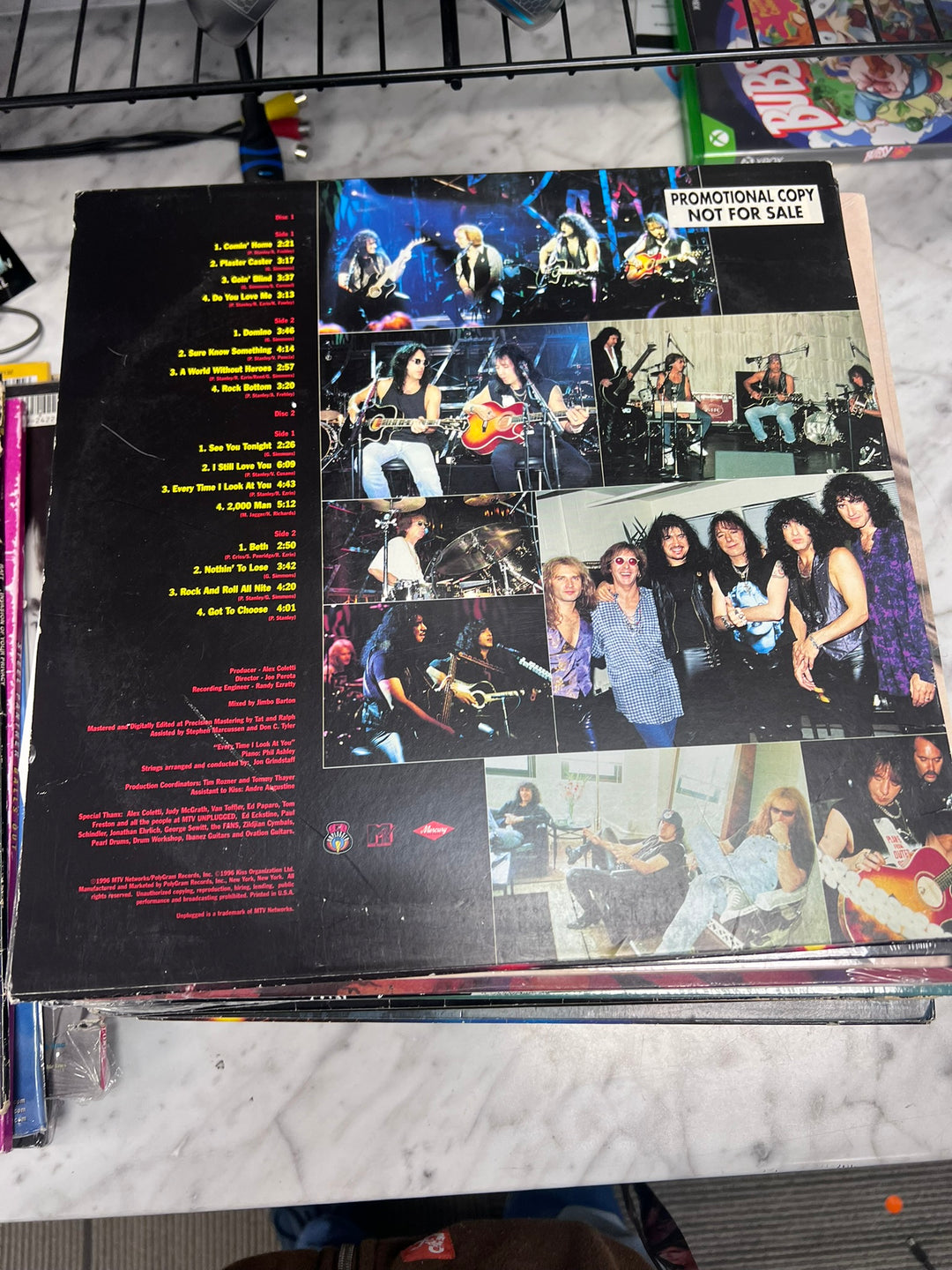 Kiss - MTV Unplugged (VG+ Condition) Vinyl Record  VR22026