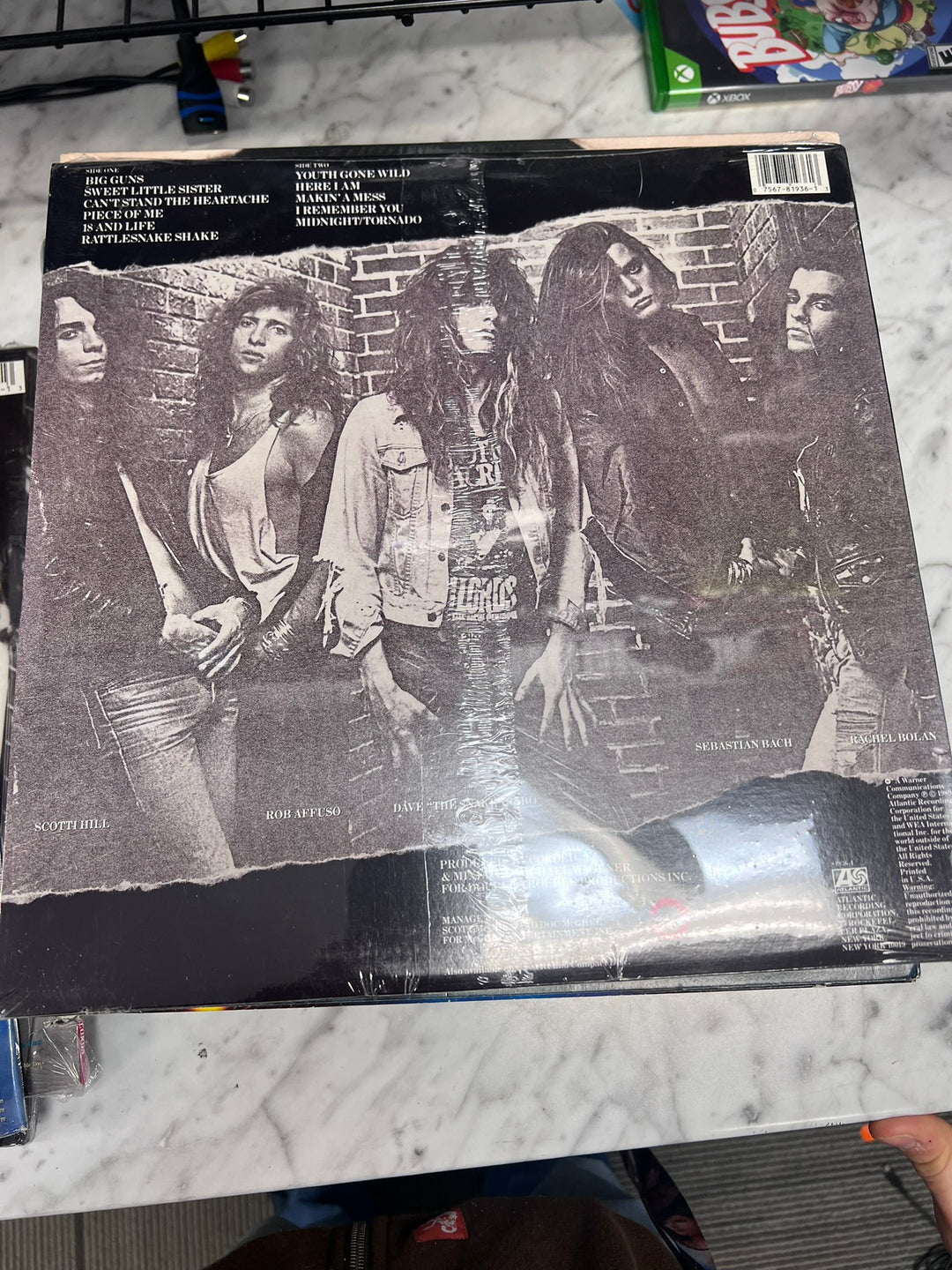 Skid Row - Self Titled (New Sealed) Vinyl Record  NR22026
