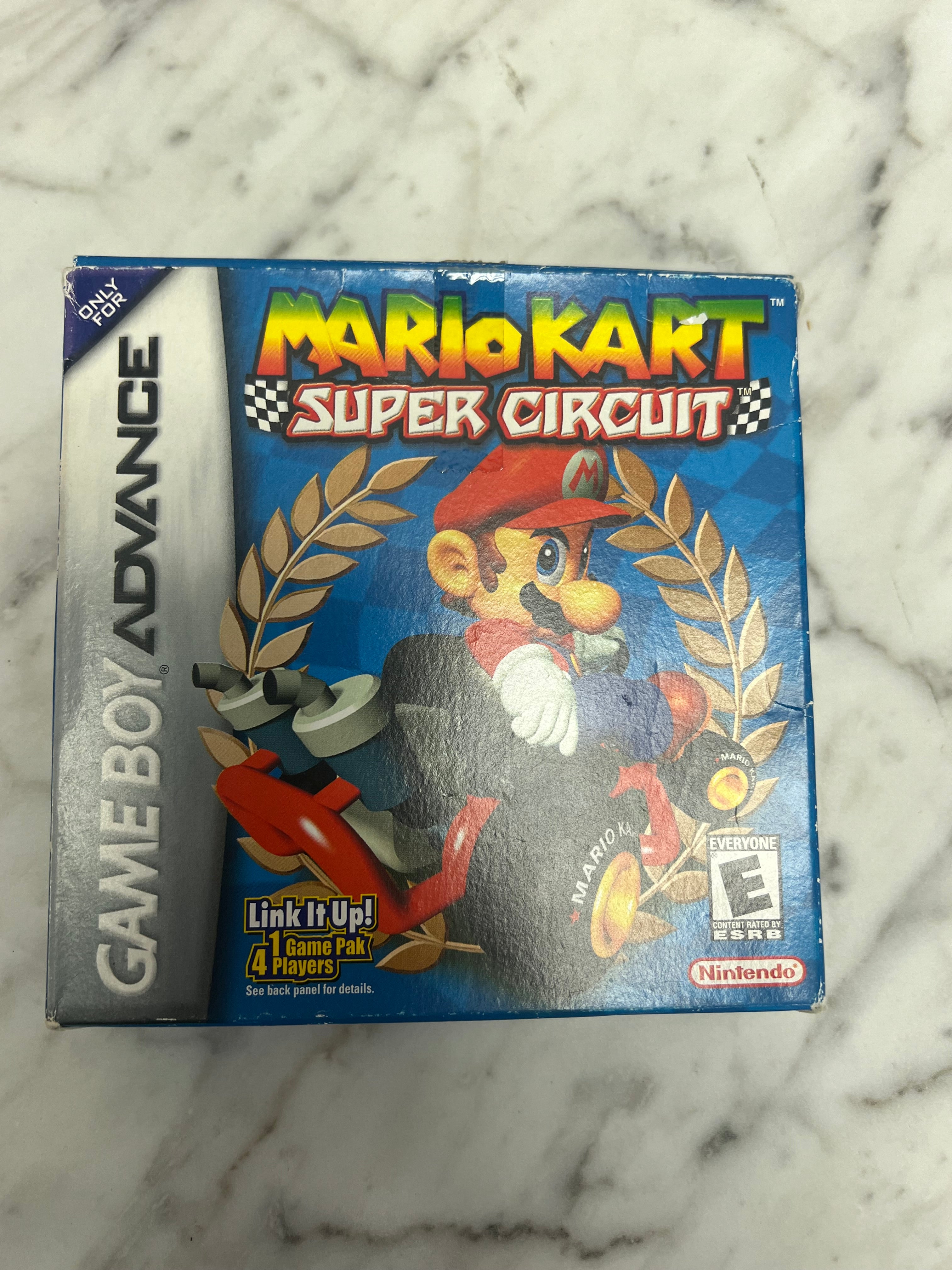 Mario Kart Super Circuit for Nintendo Gameboy Advance (Box w/ Inserts store Only)