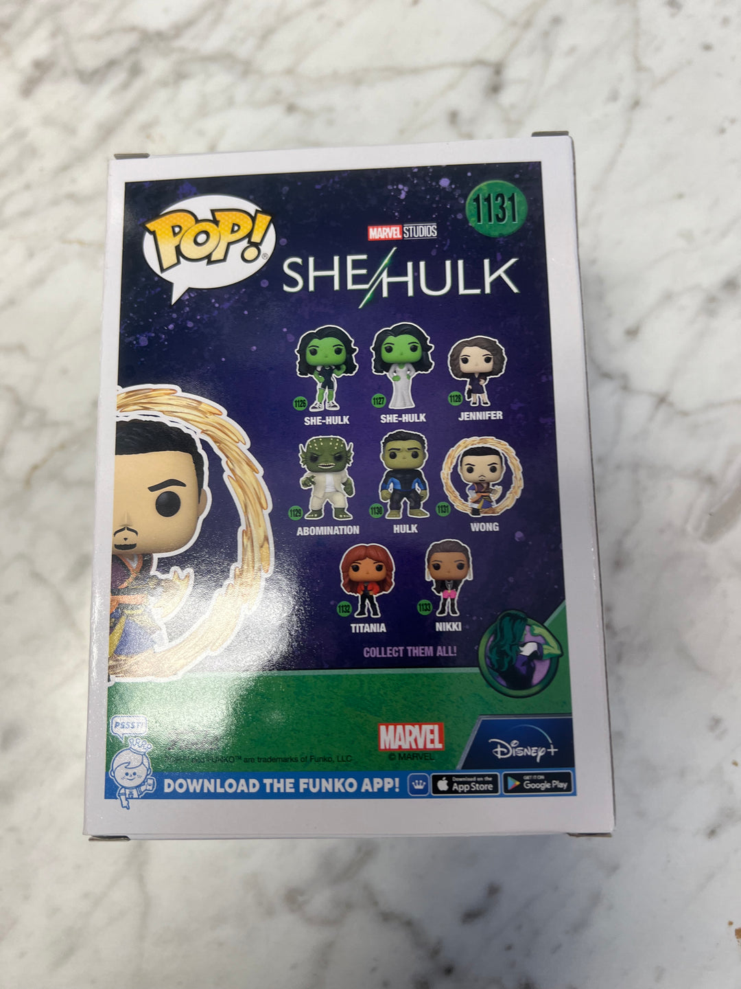 Funko Pop! Wong # 1131 Marvel Studios She Hulk  FP1231