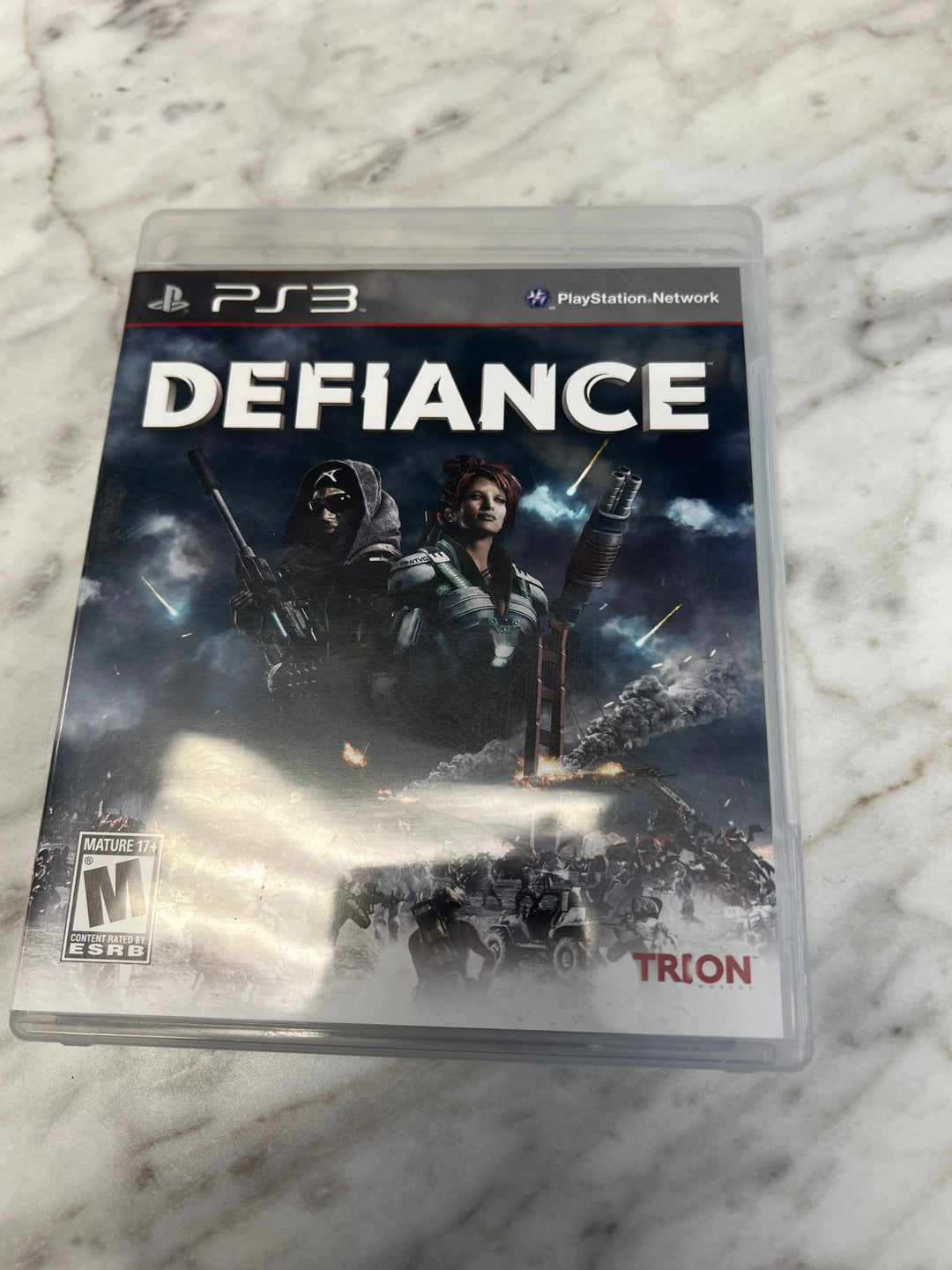 Defiance for Sony Playstation 3 PS3 in case. Tested and Working.     UD93024