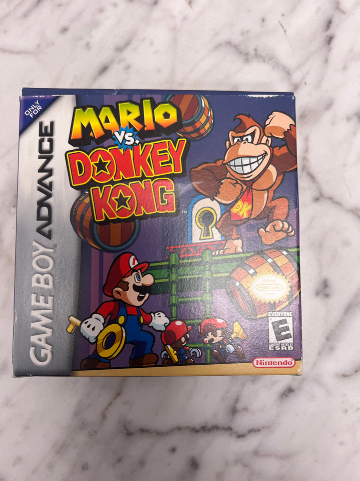 Mario vs. Donkey Kong for Game Boy Advance Box and inserts only no manual or game CO92624