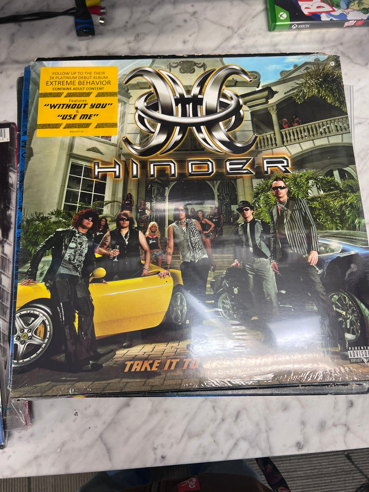 Hinder - Take it to the Limit (New Sealed) Vinyl Record  NR22026