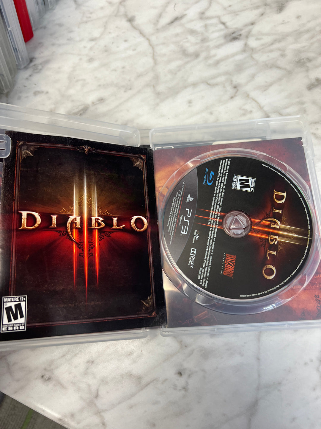 Diablo III 3 for Sony Playstation 3 PS3 in case. Tested and Working.     UD93024