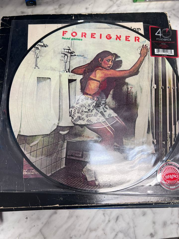 Foreigner Head Games Picture Disc (VG Condition) Vinyl Record  VR22026
