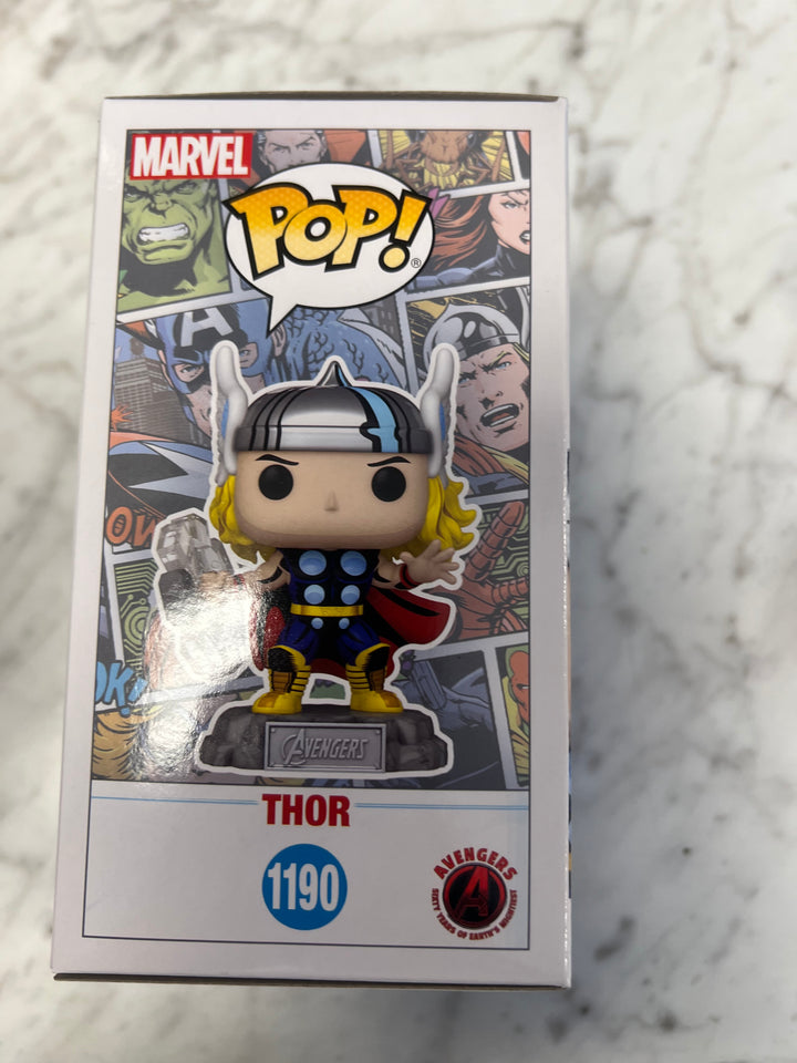 Funko Pop! Thor #1190 with Pin Avengers Collection Amazon Exclusive  FP1231