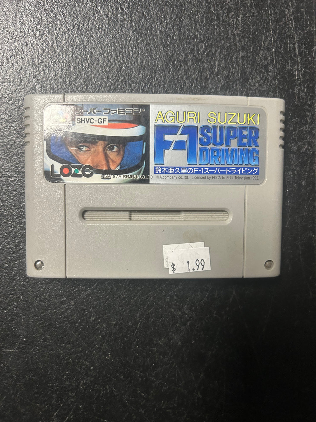 Aguri Suzuki no F1 Super Driving (Japanese Import) - Super Famicom NI2226