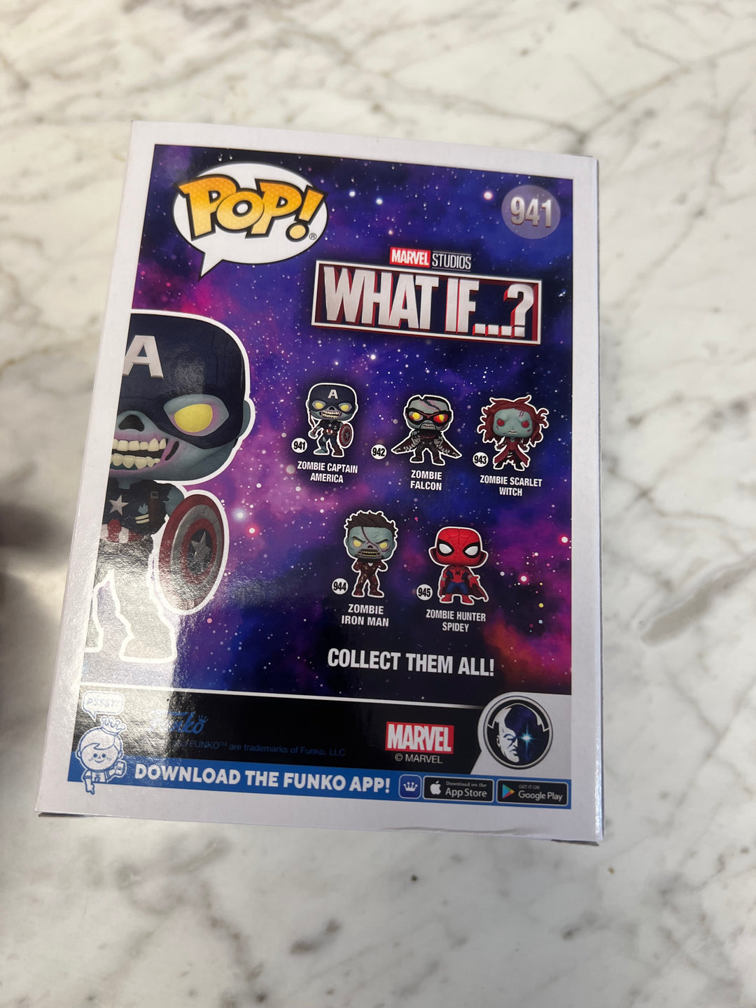 Funko Pop! Zombie Captain America #941 Marvel What If  FP1231