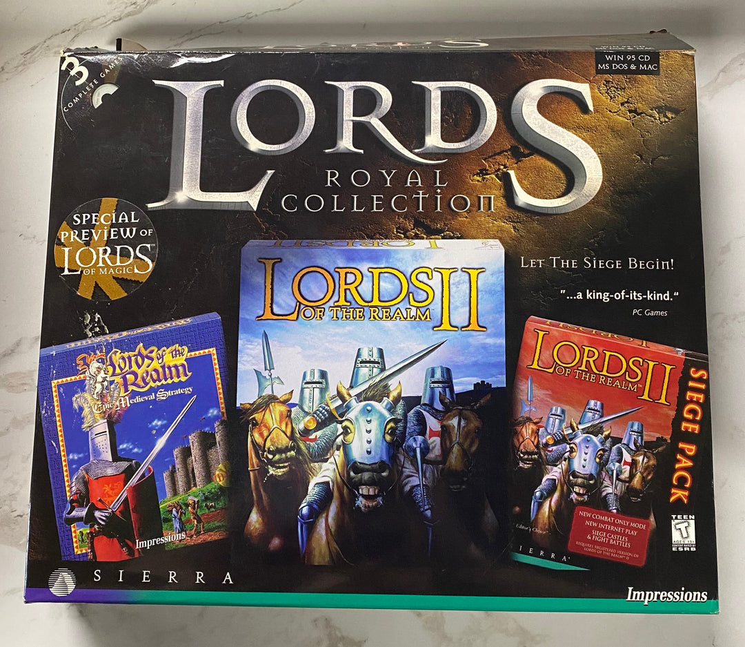 Lord of The Realm: Royal Collection PC CD-ROM PC7826