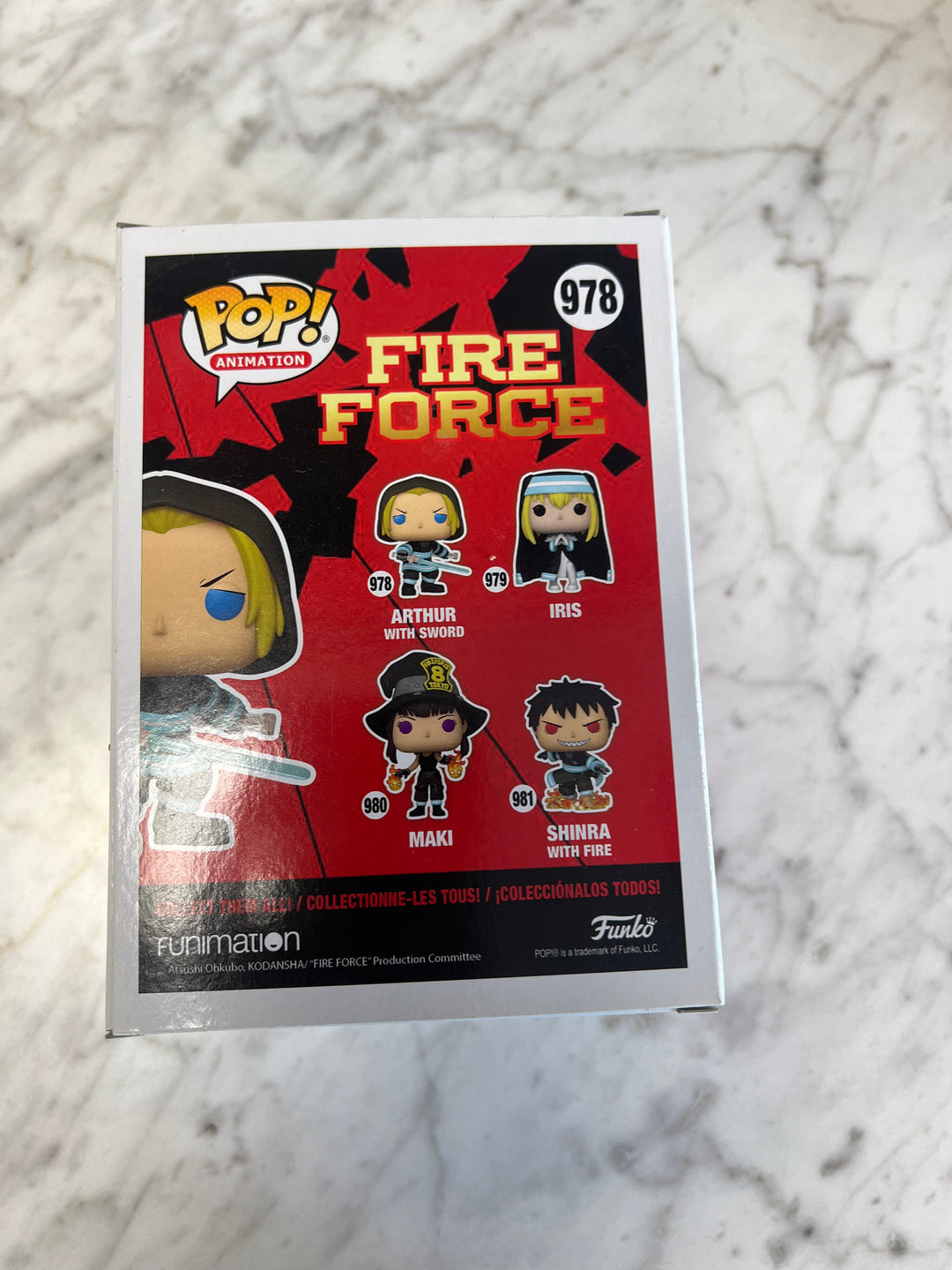 Funko Pop! Fire Force - Arthur with sword #978 POP71524