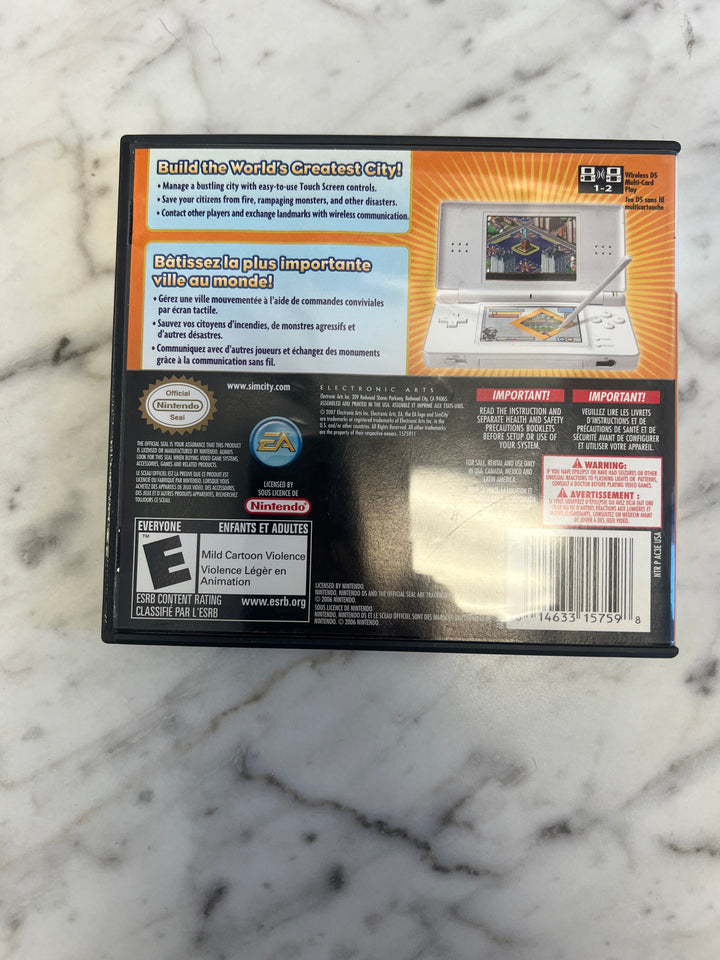 SimCity Sim City for Nintendo DS Case ONLY DU92724