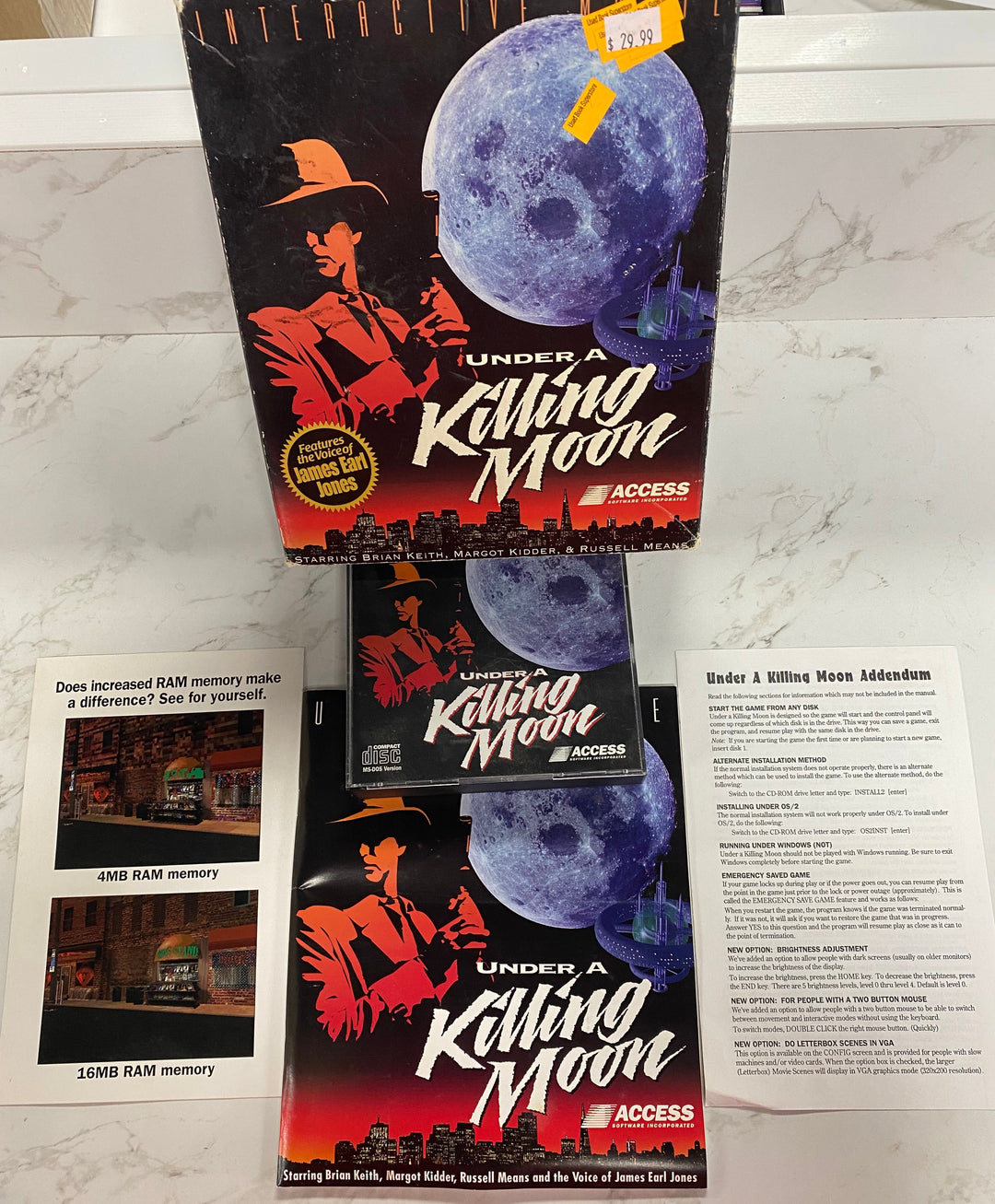 Under A Killing Moon PC CD-ROM PC7926