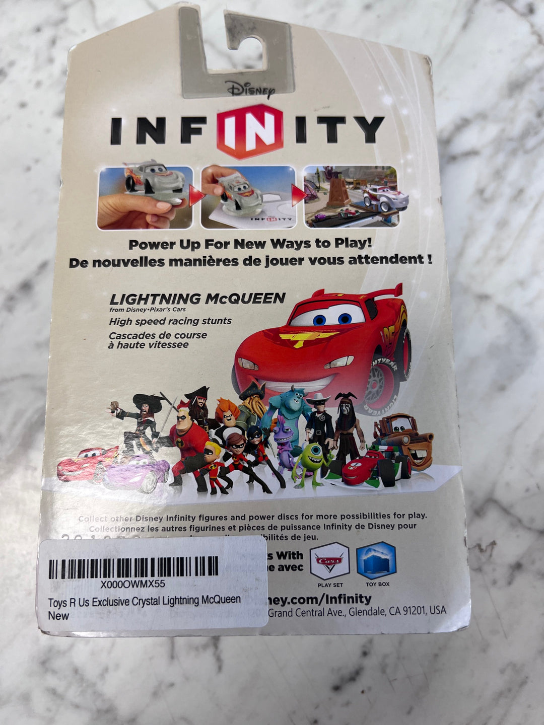 Disney Infinity Cars Lightning McQueen Toys R Us Exclusive New in Box NT101425