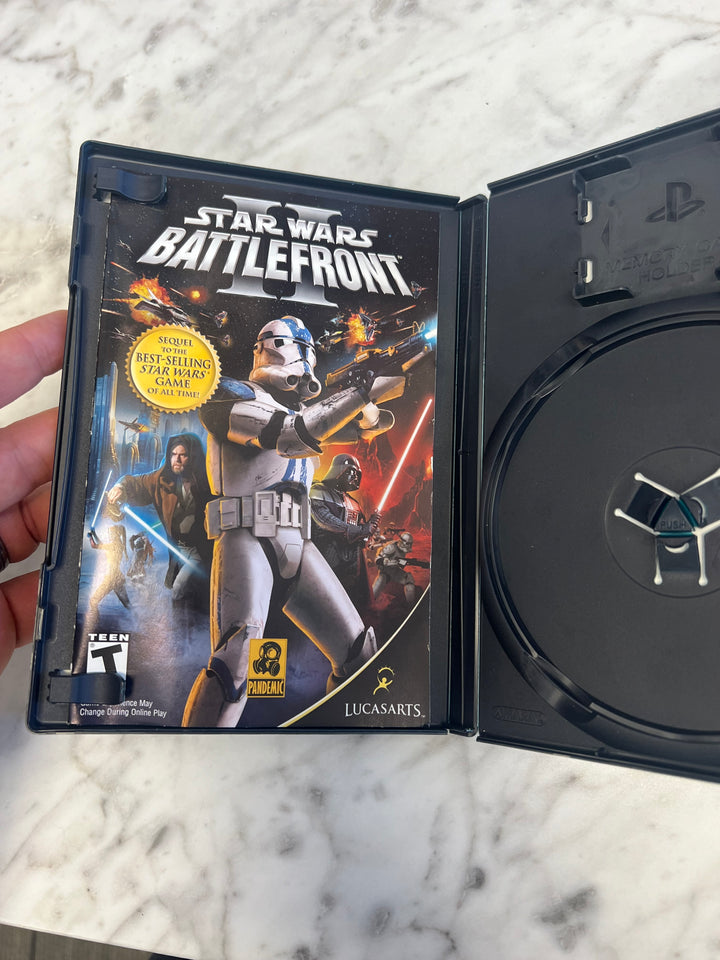 Star Wars Battlefront II 2 PS2 Playstation 2 Case and Manual ONLY DU92724