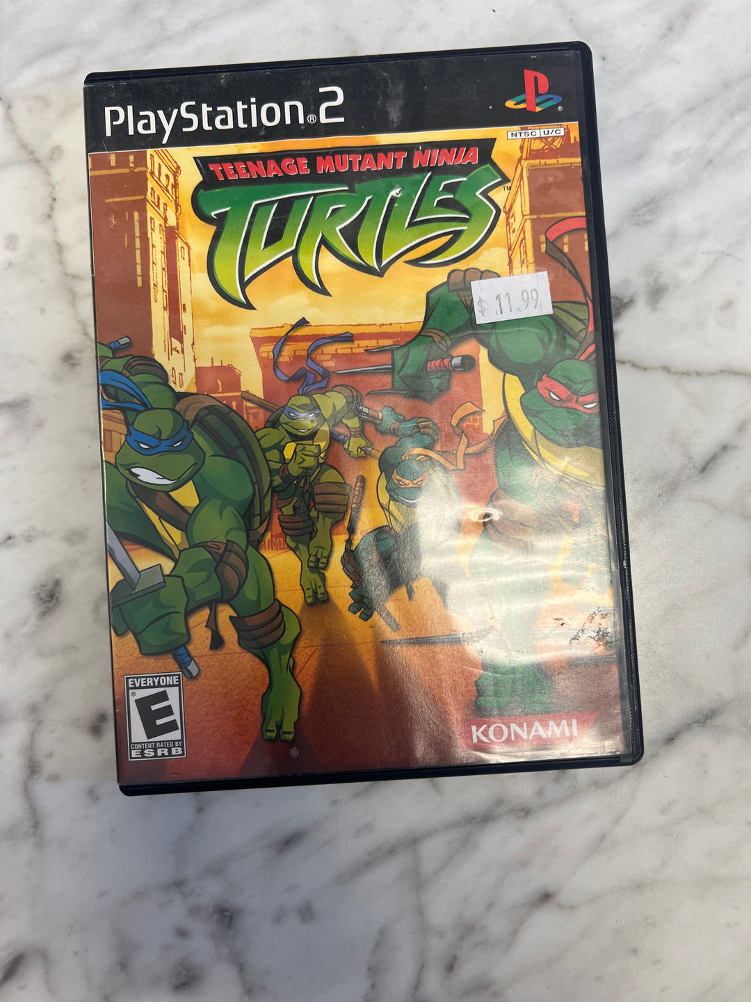 Teenage Mutant Ninja Turtles PS2 Playstation 2 Case and Manual ONLY DU92724