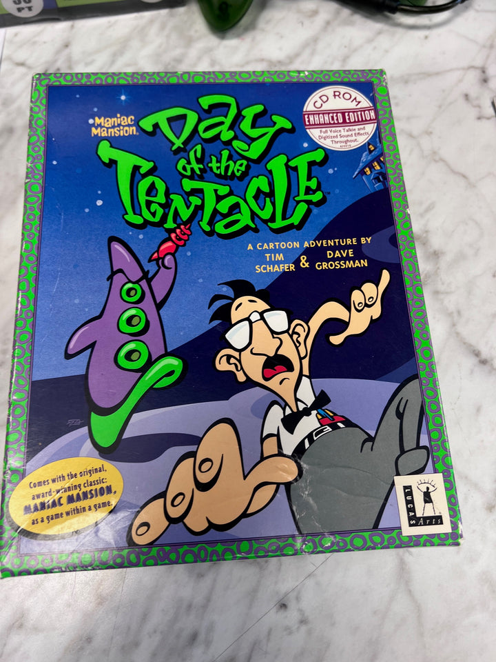Maniac Mansion 2 Day of the Tentacle PC Big Box & Inserts (No game disc! See pictures)  PC101425