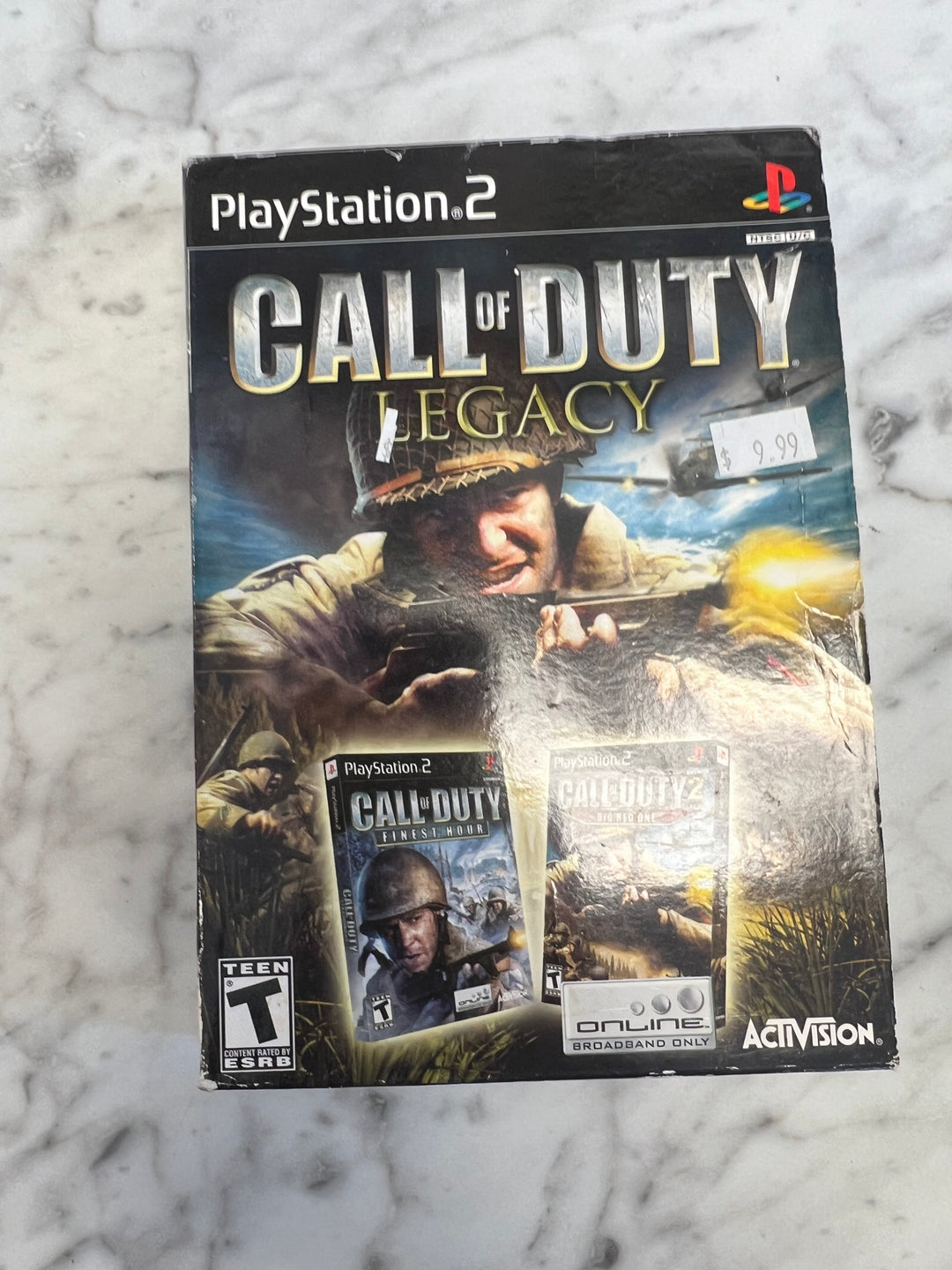 Call of Duty Legacy 2 Pack PS2 Playstation 2 Case and Manual ONLY DU92724