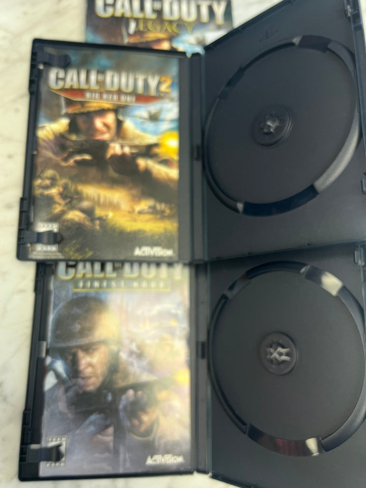 Call of Duty Legacy 2 Pack PS2 Playstation 2 Case and Manual ONLY DU92724