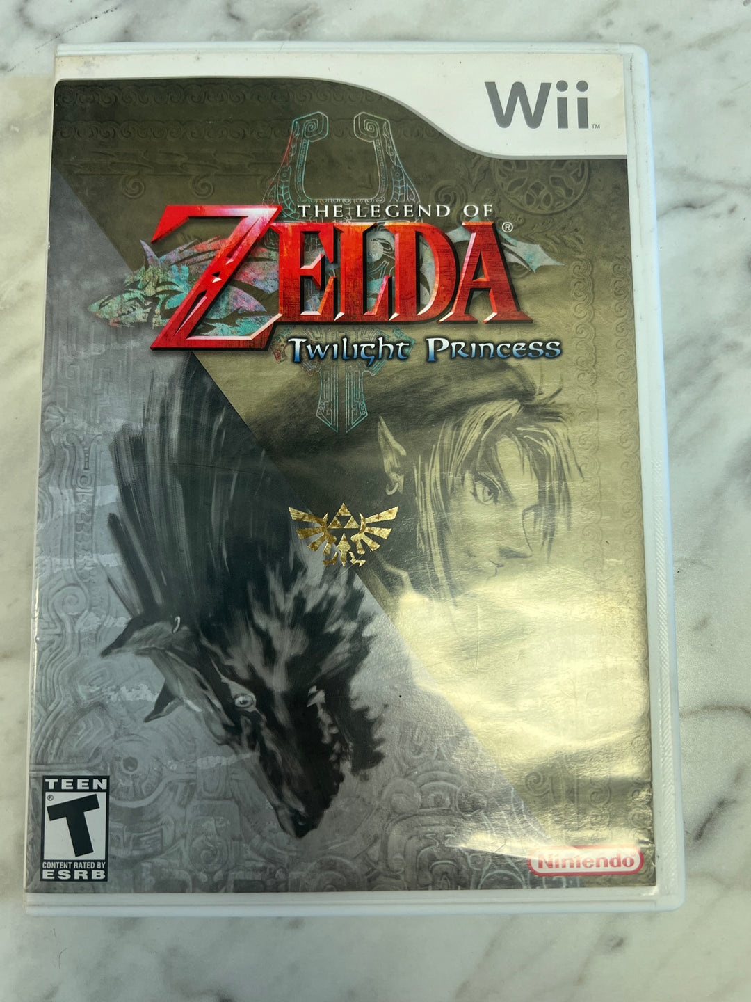 Legend of Zelda Twilight Princess Nintendo Wii Case and Manual ONLY DU92724