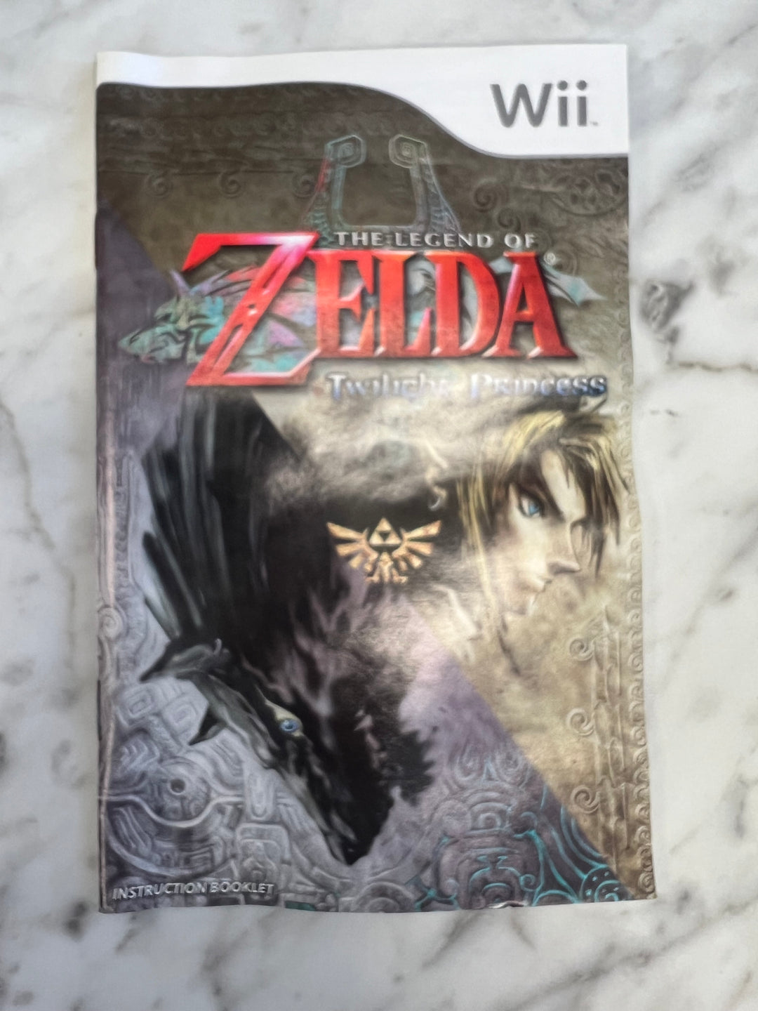 Legend of Zelda Twilight Princess Nintendo Wii Case and Manual ONLY DU92724