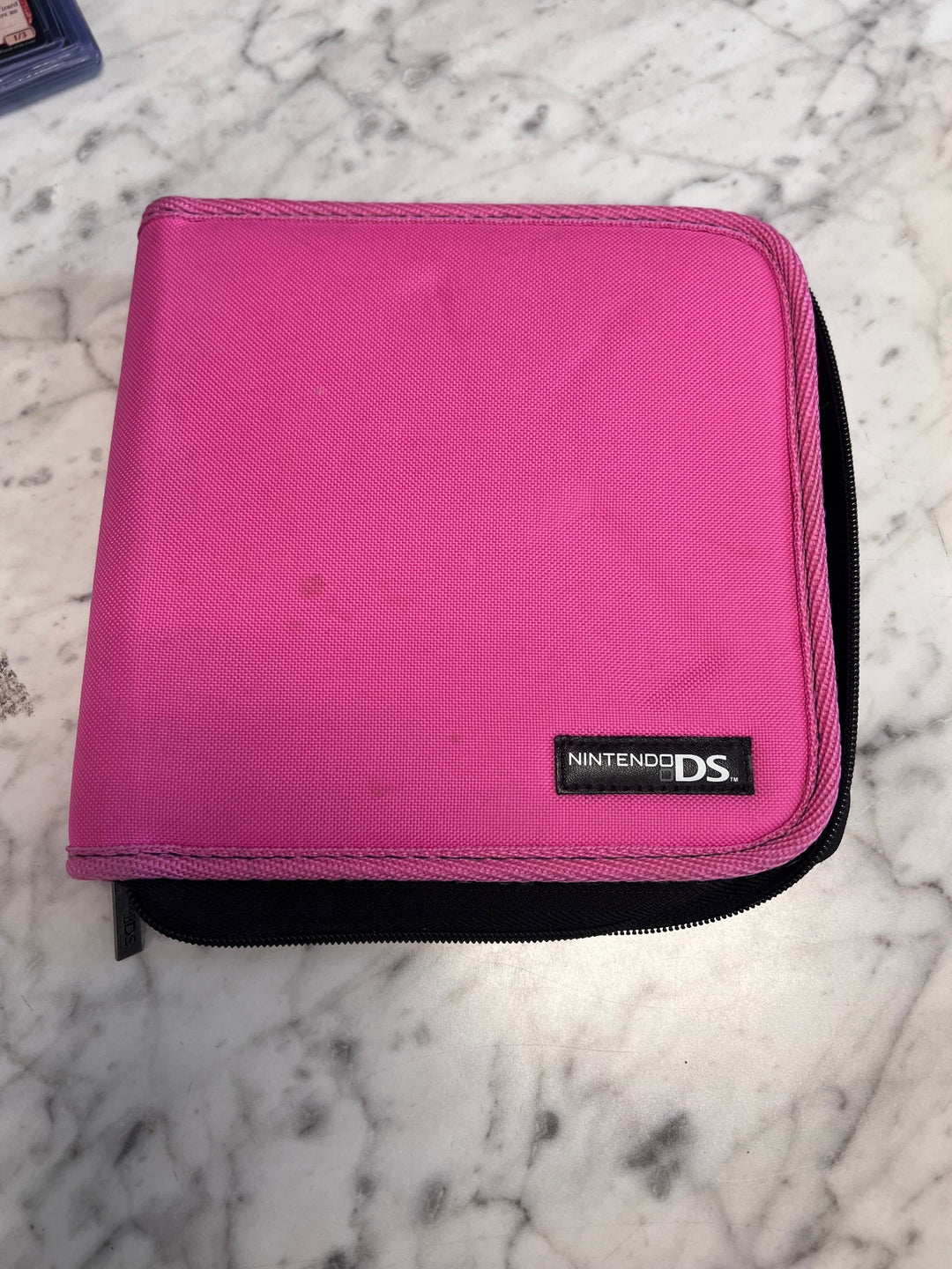 Nintendo DS Soft Carry Case Pink Worn/Needs Cleaning! UA101425