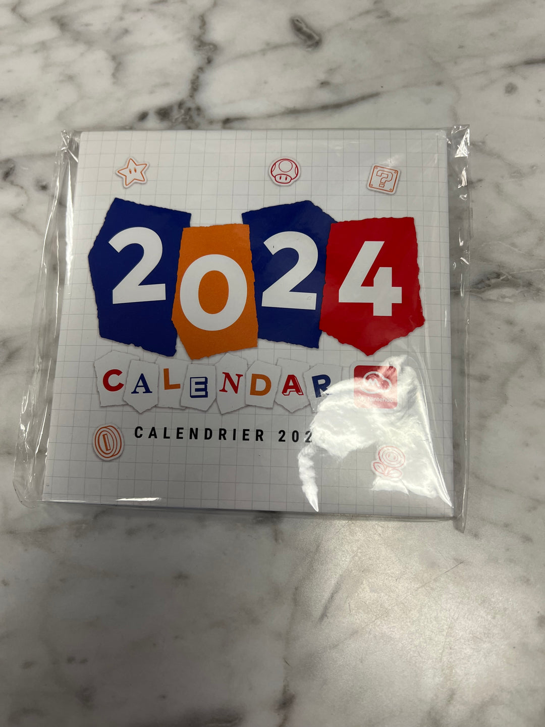 My Nintendo 2024 Desktop Calendar - Brand New. Sealed T1125