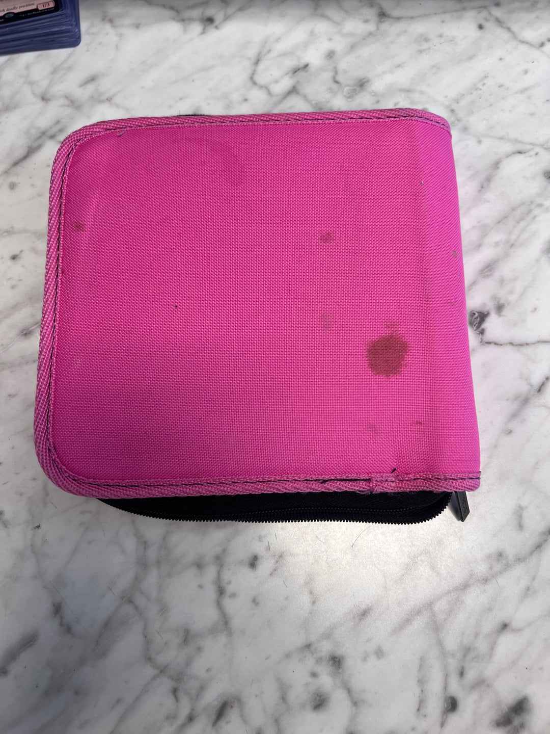 Nintendo DS Soft Carry Case Pink Worn/Needs Cleaning! UA101425