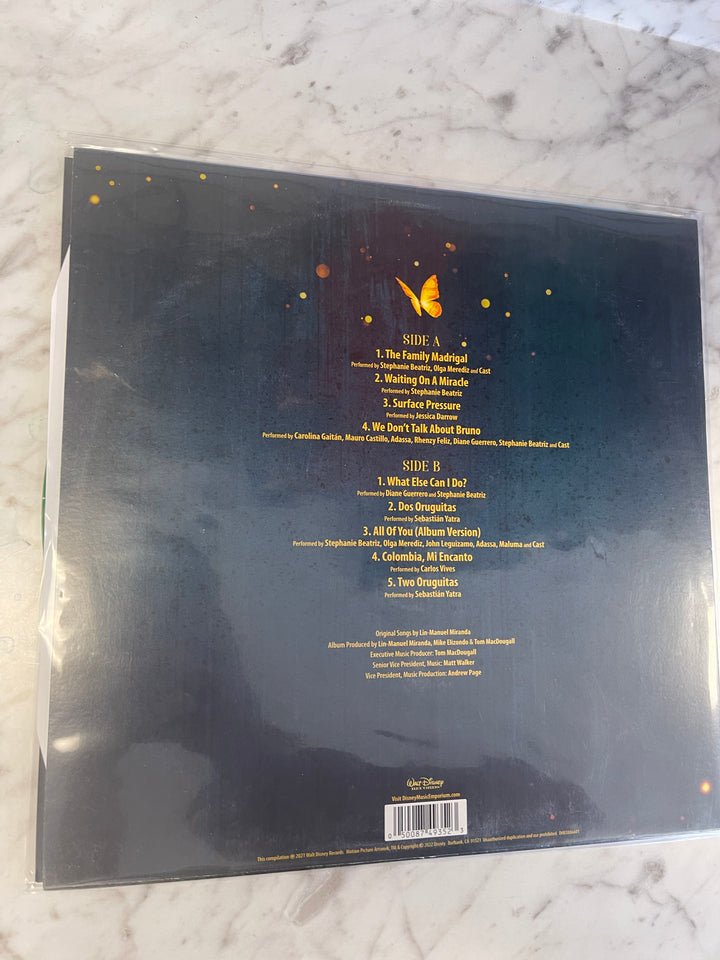 Encanto Official Soundtrack - Disney and Lin Manuel Miranda (NM) Condition Vinyl Record UR91125