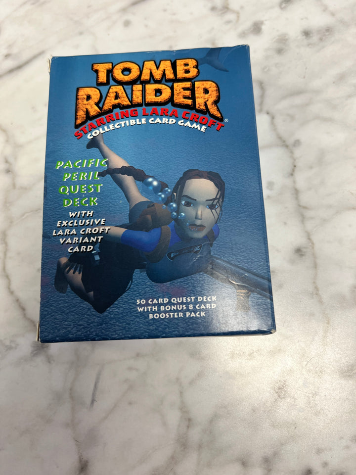 Tomb Raider Starring Lara Croft Collectible Card Game Pacific Peril Quest Deck T1125